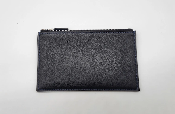 Pochette CB et Papiers Fonctionnelle et pratique en cuir noir pour homme ou femme