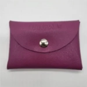 Porte-carte et porte-monnaie Maison Alibert en cuir recyclé de haute qualité, artisanat français